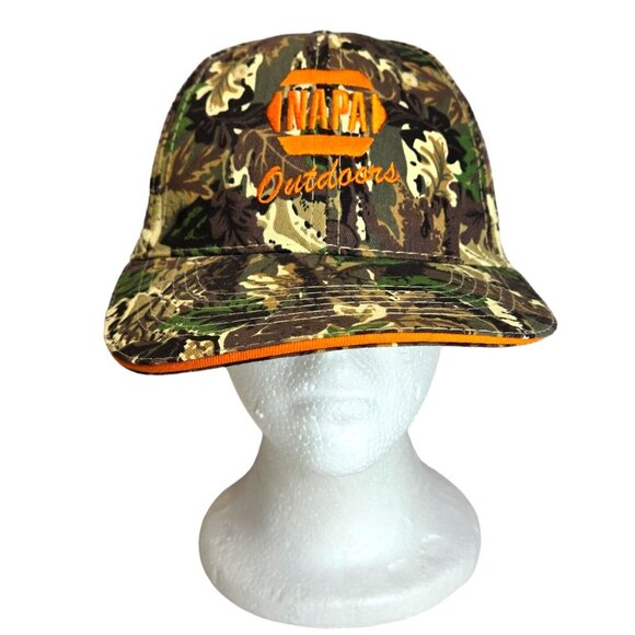 Napa Outdoors Hat Adult One Size Brown Camo Snapback Embroidered‎ Automotive - Picture 2 of 9